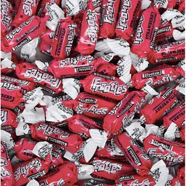 Tootsie Strawberry Frooties Individually Wrapped 3 Pound Bulk Packaged ...