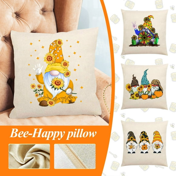 Viflosae Sales Items for the Day Honeybees Decorative Square Cushion Cover Pillow Cases for Sofa Couch Bedroom Prime Day Deals 2024 Canada