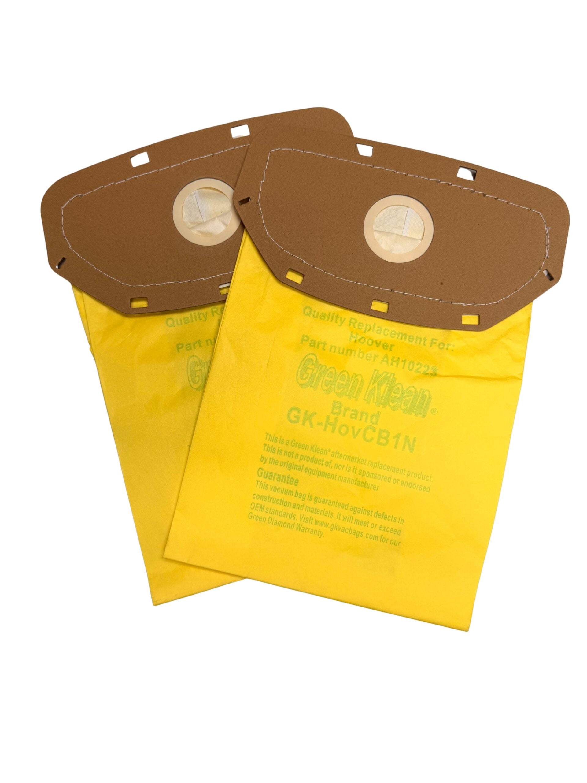 REPLACEMENT HOOVER VACUUM BAGS TYPE CB1N BY GREEN KLEAN