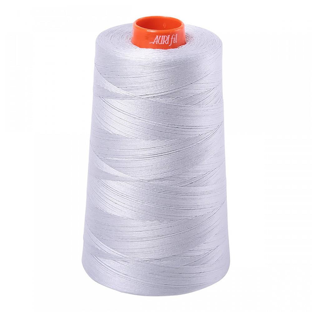 Aurifil Thread Long Arm Cone 50 wt Cotton 2600 Dove Grey 6452 yards