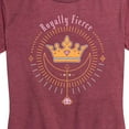thumbnail image 3 of Disney Princess - Royally Fierce - Women's Short Sleeve Graphic T-Shirt, 3 of 5