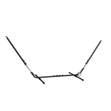 Hatteras Hammocks Steel Swing Stand - Buy-Hive Adjustable Hammock Stand Patio Garden Swing Bed Rack w/Easy Moving Whee