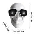 thumbnail image 2 of Apmemiss Portable Bluetooth Speakers Clearance Portable Skeleton Skull Bluetooth Wireless Speaker 15W BT4.0 FM Radio Halloween Wireless Speaker Clearance Sales, White, 2 of 5