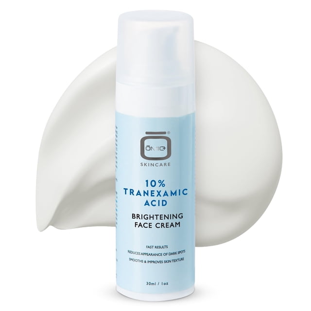 Crema OMIC con 10% de ácido tranexámico para iluminar la piel, 30 ml, con aceite de coco y vitamina E