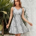 thumbnail image 7 of Black Grey Fast Dress Summer Street Style Dresses Female Sleeveless Printed Sundress, 7 of 7