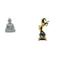thumbnail image 1 of Estatua De Buda Mono Con Forma De Caballo, Figura Budista Moderna, Miniatura Coleccionable, Escultura De Sun Wukong, Adorno De Mesa, Centro De Mesa Con Forma De Animal, 1 of 8
