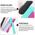 thumbnail image 3 of WRISTBIQUE 6Pcs Glass Files Portable Nail Buffers Multi Color Salon Tools, 3 of 6