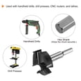 thumbnail image 5 of Uxcell 55mm (2-3/16") Carbide 3 Flutes 4 Spurs Wood Hole Hinge Boring Forstner Drill Bit, 5 of 6