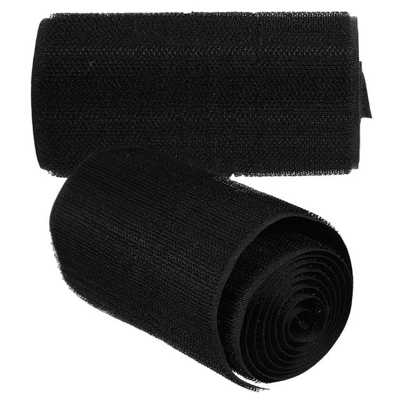 SOPOTUTU Black Floor Cable Cover Protector for Carpet and Hard Floors, Wire Management, 2 Pieces, and Easy to Install