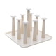 thumbnail image 1 of Yuarrent Organizador de secado de vidrio ABS, fácil de limpiar, impermeable, línea suave, durabilidad, soporte de secado de tazas Almacenamiento y organización del hogar blanco, 1 of 6