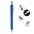 thumbnail image 1 of qifei Alloy Multifunction Gel Ink Pen Roller Ball metric imperial scales ruler level, 1 of 10