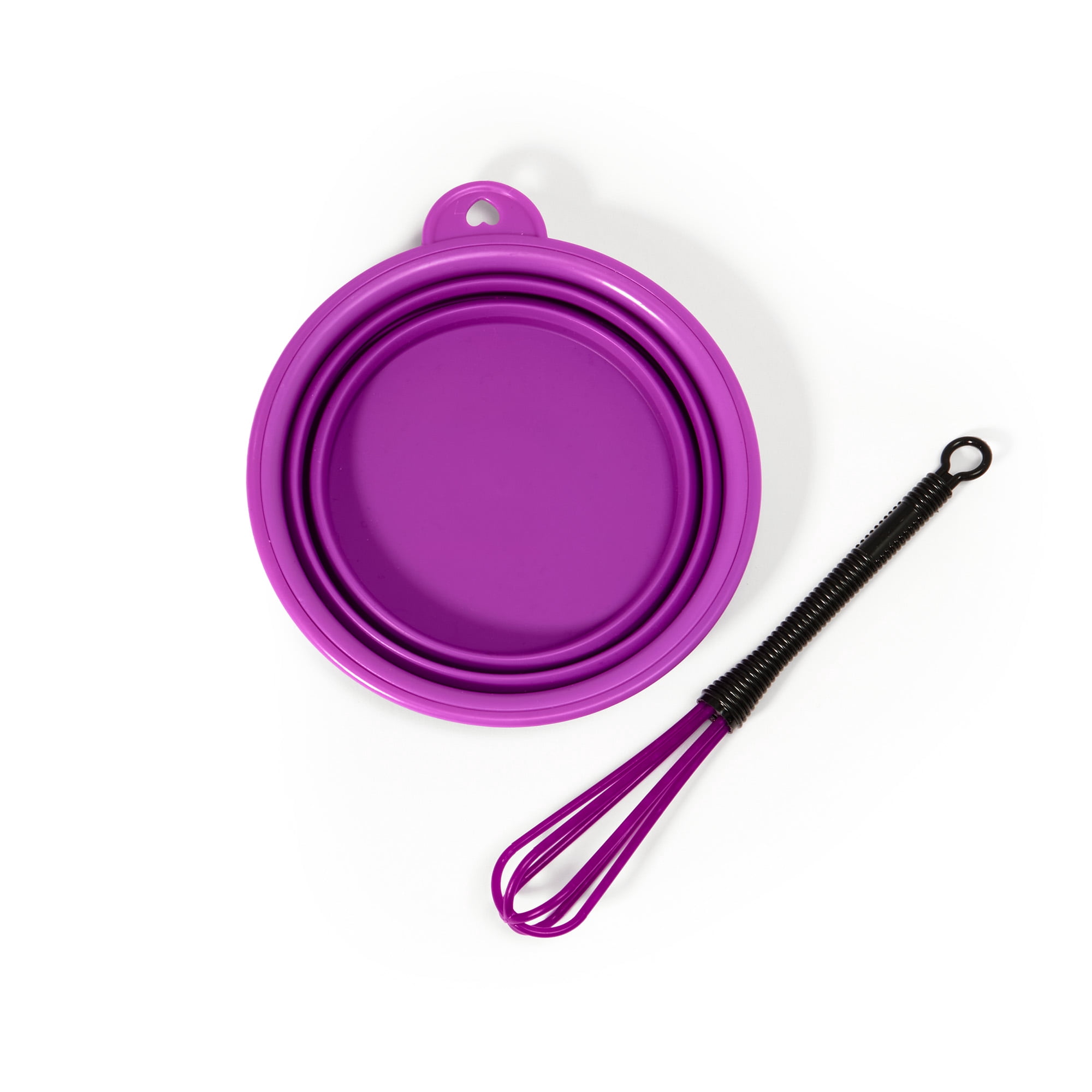Care & Color Reusable Silicone Collapsible Bowl & Whisk