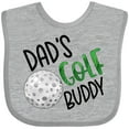 thumbnail image 3 of Inktastic Dad's Golf Buddy with Golf Ball Boys or Girls Baby Bib, 3 of 4