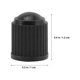 thumbnail image 2 of FELTECHELECTR 100Ud Tapas Protectores Para Válvulas De Neumático De Auto Resistentes Y Simples En Negro, 2 of 6