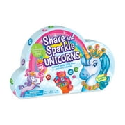 Peaceable Kingdom Share and Sparkle Unicorns Cooperative Game for Kids - 2 to 4 Players - Ages 3+