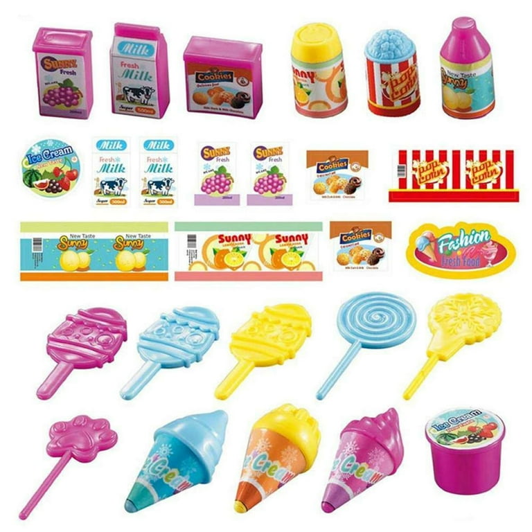 1set Cute Cleaning Trolley Toy Set For Kids, Birthday Gift Playset