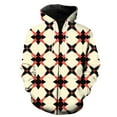 thumbnail image 1 of Sudadera con capucha y cremallera para hombre, estilo étnico exótico retro, gran oferta de primavera 2024, con estampado 3D, informal, unisex, chaquetas con capucha, moda divertida., 1 of 6