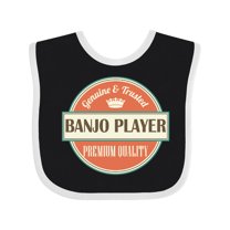 Inktastic Banjo Player Funny Idea Boys or Girls Baby Bib