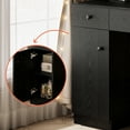 thumbnail image 5 of LIKIMIO Vanity Desk with Drawers Makeup Table for Bedroom, Black, 5 of 8