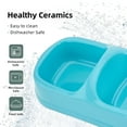thumbnail image 3 of ACDANC Plastic Pet Bowls Dog Food Feeding Bowl Cat Water Dish Feeder, 3 of 4