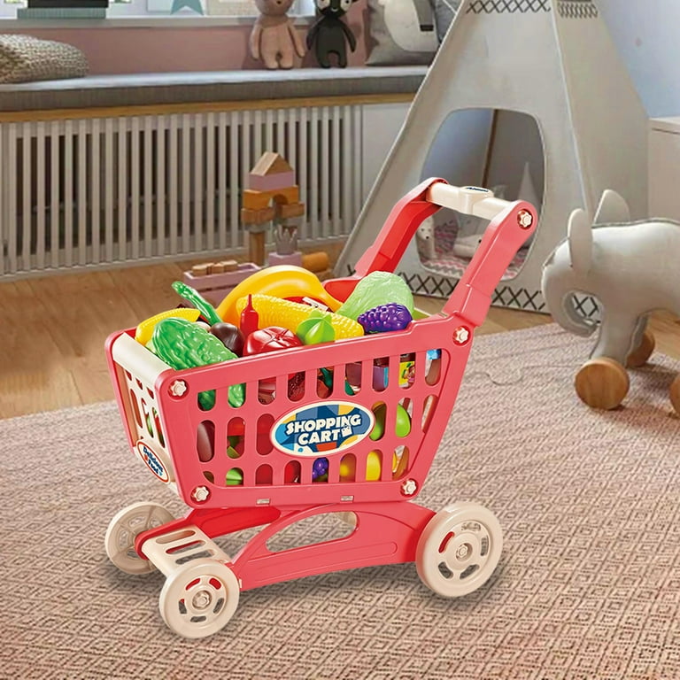 Kids Shopping Cart Trolley Play Set Multifunctional 18.50 Role