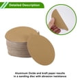 thumbnail image 3 of Unique Bargains Universal 5" 150 Grit Sanding Discs Hook Loop Sanding Sheets Aluminum Oxide 100 Pcs, 3 of 6