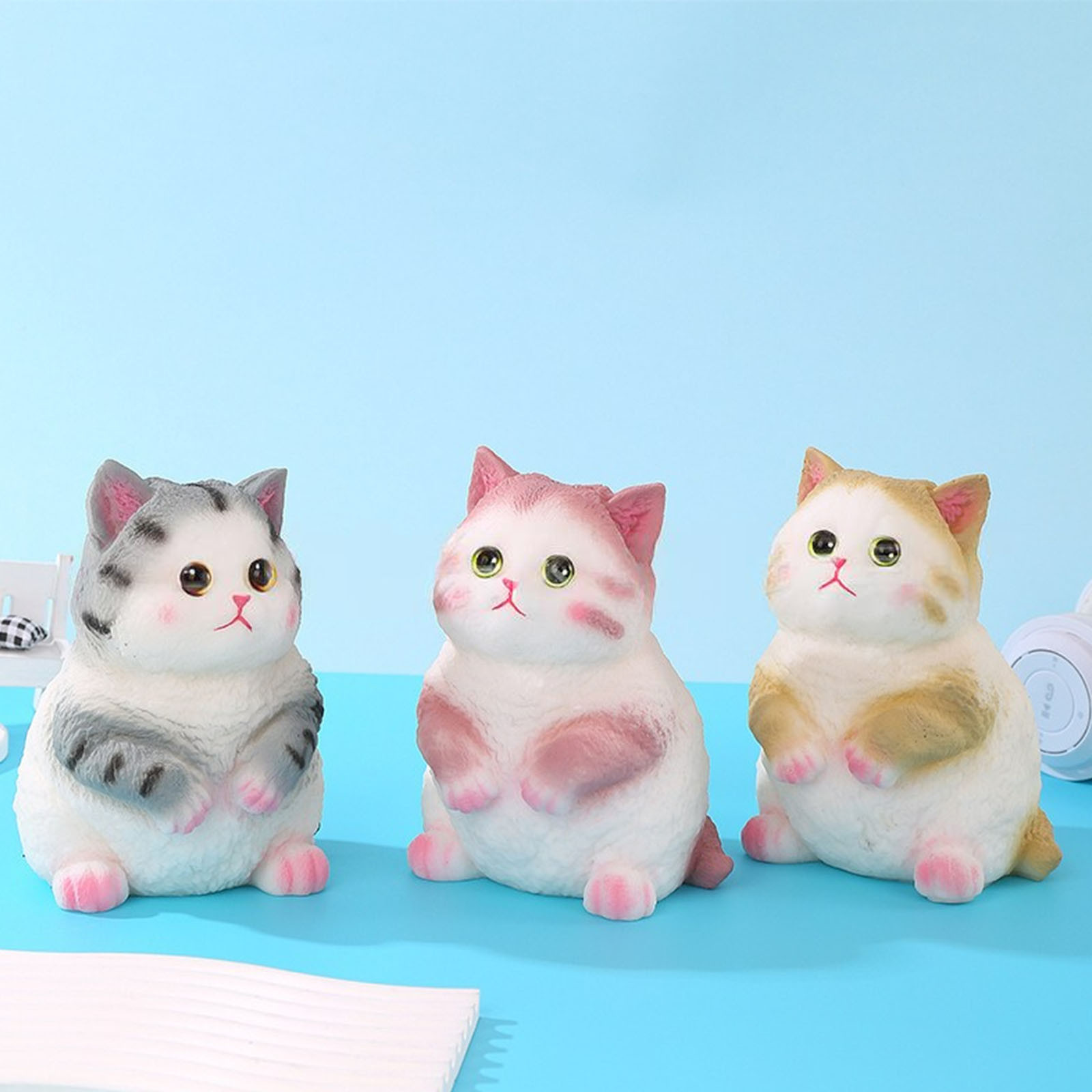 Vggrvlo Toys Savings Squishies Fidget Toys Kawaii Cat Claw for Autism Adults Ki-ds Bo-ys Gi-rls Te-ens Stress Ball Increase Entertainment