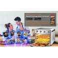 thumbnail image 6 of Air Fryer Toaster Oven Combo, 4 Slice Toaster Convection Air Fryer Oven Warm, Broil, Toast, Bake, Air Fry, Oil-Free, Accessories Included, Stainless Steel, Silver(16QT Air Fryer Oven), 6 of 16