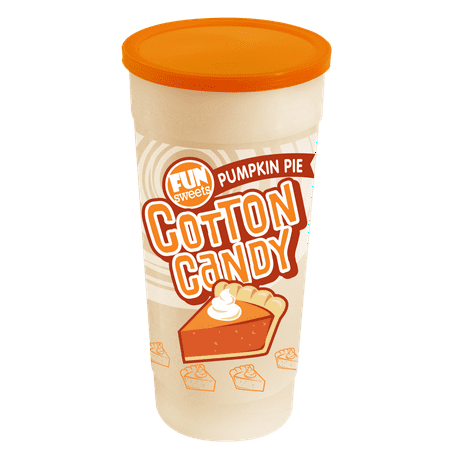 Fun Sweets Pumpkin Pie Cotton Candy, 6oz