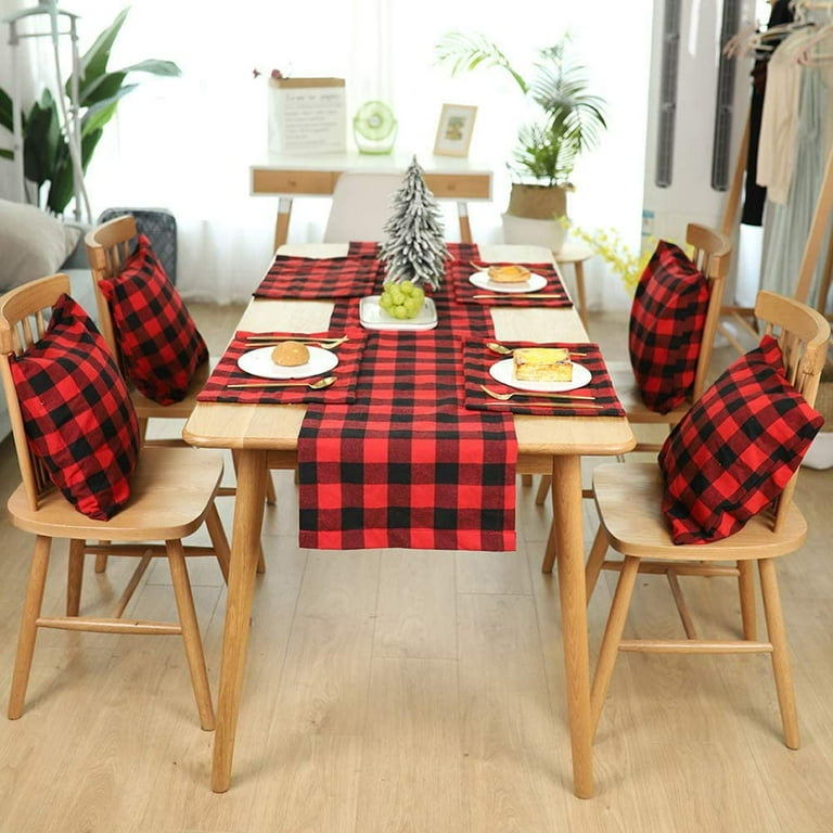 Red buffalo check pillow deals shams
