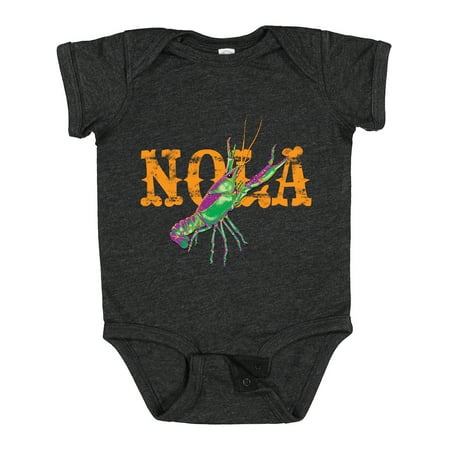 

Inktastic NOLA Mardi Gras Crayfish in Orange Gift Baby Boy or Baby Girl Bodysuit