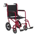thumbnail image 1 of Silla de ruedas de transporte plegable Drive Medical EXP19LTRD Red, 1 of 6