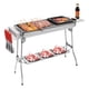 thumbnail image 2 of Parrilla de barbacoa de acero inoxidable, grande, para exteriores, para el hogar, fácil de plegar, portátil Leyfeng  Parrilla de la barbacoa, 2 of 7