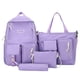 thumbnail image 1 of Pack Viaje 4 piezas Mochila de lona Combo Set Mochilas escolares con bandolera Caja de lápices Mochi Tomshoo  Pack Viaje, 1 of 7