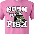 thumbnail image 4 of Inktastic Born to Fish T-Shirt, 4 of 5