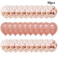 thumbnail image 2 of Coofit Party Balloon Inflatable 12in 30PCS Latex Balloon Confetti Balloon with Ribbon, 2 of 8