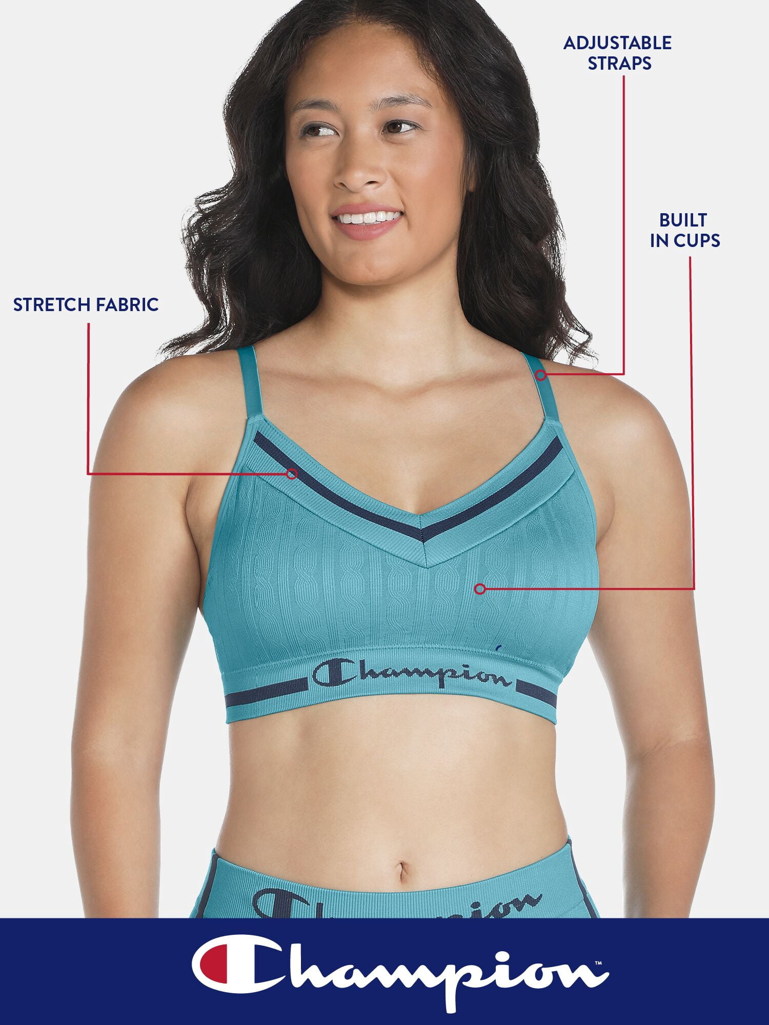 Champion Women's Seamless Low Impact Sports Bra, Sizes S - XXL