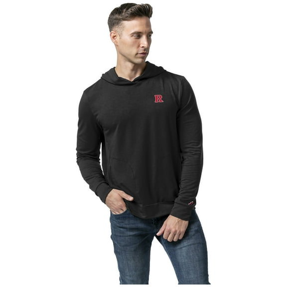 Men's League Collegiate Wear Black Rutgers Scarlet Knights All-Day Pullover Hoodie