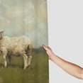 thumbnail image 3 of Orinice Sheep Bathroom Decor Set - Colorful Luxurious Graphic Print Polyester Fabric Fashion Shower Curtain Set with Hooks 36x72, 3 of 7