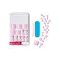 thumbnail image 5 of KISS Gel Fantasy Color, Press on Toenails, Get Loud, Pink, Short Squoval, 24 Count, 5 of 9