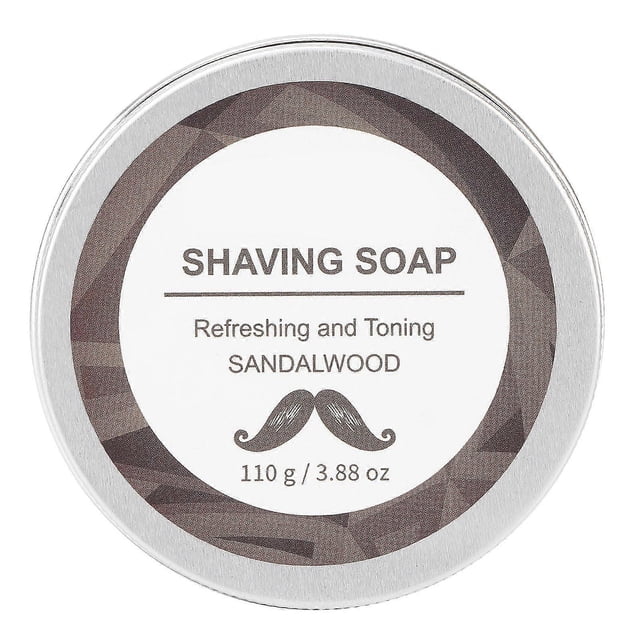 2024 MELAO Shaving Soap Male Soothing Shave Soap Bar Beard Shaving Cream for Men 110g