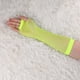 thumbnail image 2 of Guantes de red sin dedos para mujeres, accesorios de disfraz de fiesta de los años 1980, 2 pares, amarillo fluorescente, largo-2 pares, 2 of 4