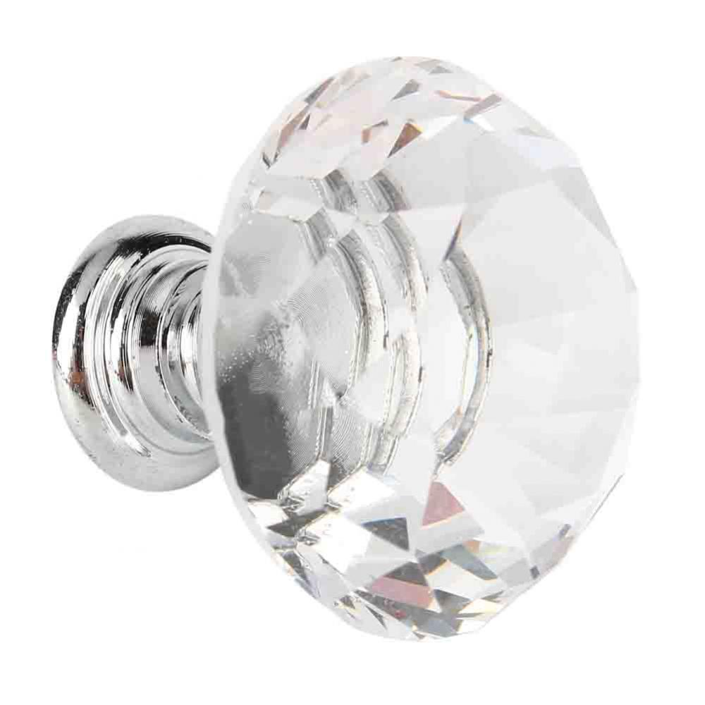 Lv. life 10Pcs Crystal Glass Cabinet Knobs Drawer Dresser Knobs ...