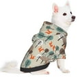 thumbnail image 2 of Salouo Squirrels and Trees Pattern Small Dog Hoodie Sweatshirts Dog Clothes Coat Clothing Puppy Sweater Outfit Pullover Pet Winter Coat Sweater Outfit-X-Large, 2 of 7