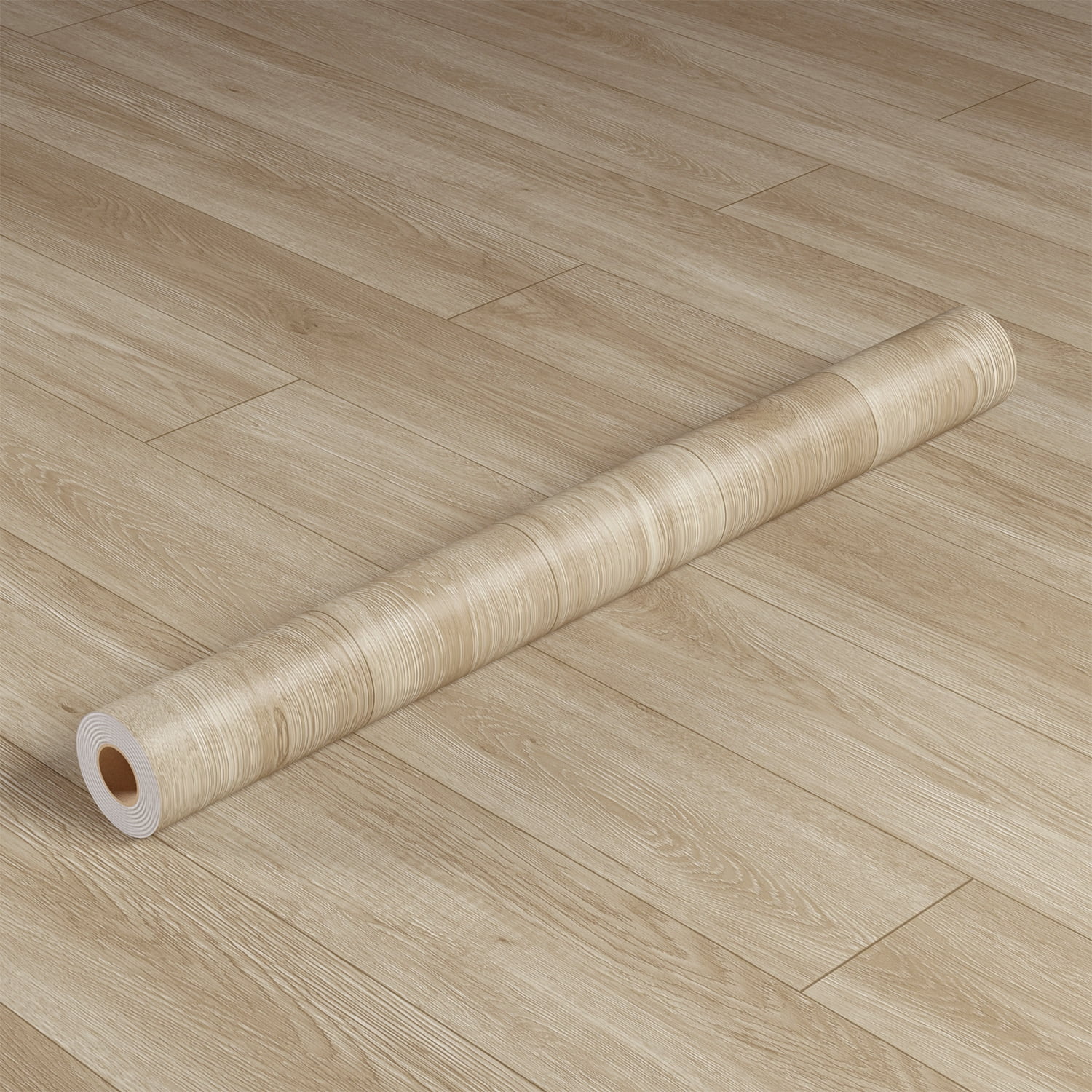 Oxdigi 23.6" X 196" Contact Paper Vinyl Flooring Roll Self Adhesive Wood Plank Film