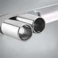 thumbnail image 4 of Tubo De Escape Doble Curvo Universal Para Coche De Acero Inoxidable Punta De Silenciador Trasero Garganta Trasera Eigraketly VI002802-00, 4 of 7