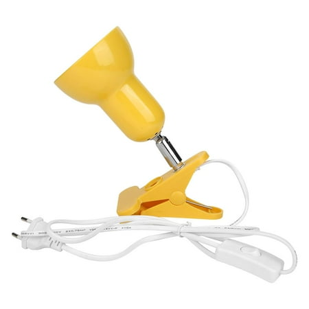 

Xewsqmlo E27 Pet Heating Light Base Reptile Clip-on Lamp Bulb Holder Adapter EU Plug