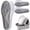 Gray, variant on 2Pairs 2026 New Upgraded 4D Cloud Insoles Men & Women, Cuttable, Automatically Adapt to Foot and Shoe Shape, Fit Arch Support for Foot Pain Relief and Fatigue Reduction
