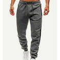 thumbnail image 5 of HAiming Men's Jogger Sweatpants Drawstring Elastic Waist Plus Size Athletic Workout Lounge Trousers with Zipper Pocket, 5 of 5