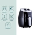 thumbnail image 4 of Brügmann Freidora de Aire Manual 2 L de Capacidad, Air Fryer, 8 Pre Ajustes de Cocción, Sistema de Circulación de Aire 360, Temporizador y Temperatura Ajustable Brügmann Brügmann Freidora Aire Manual 2 L, 4 of 7